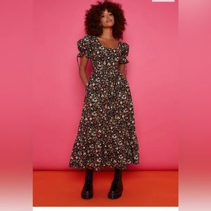 Molby the label black Delilah floral maxi dress